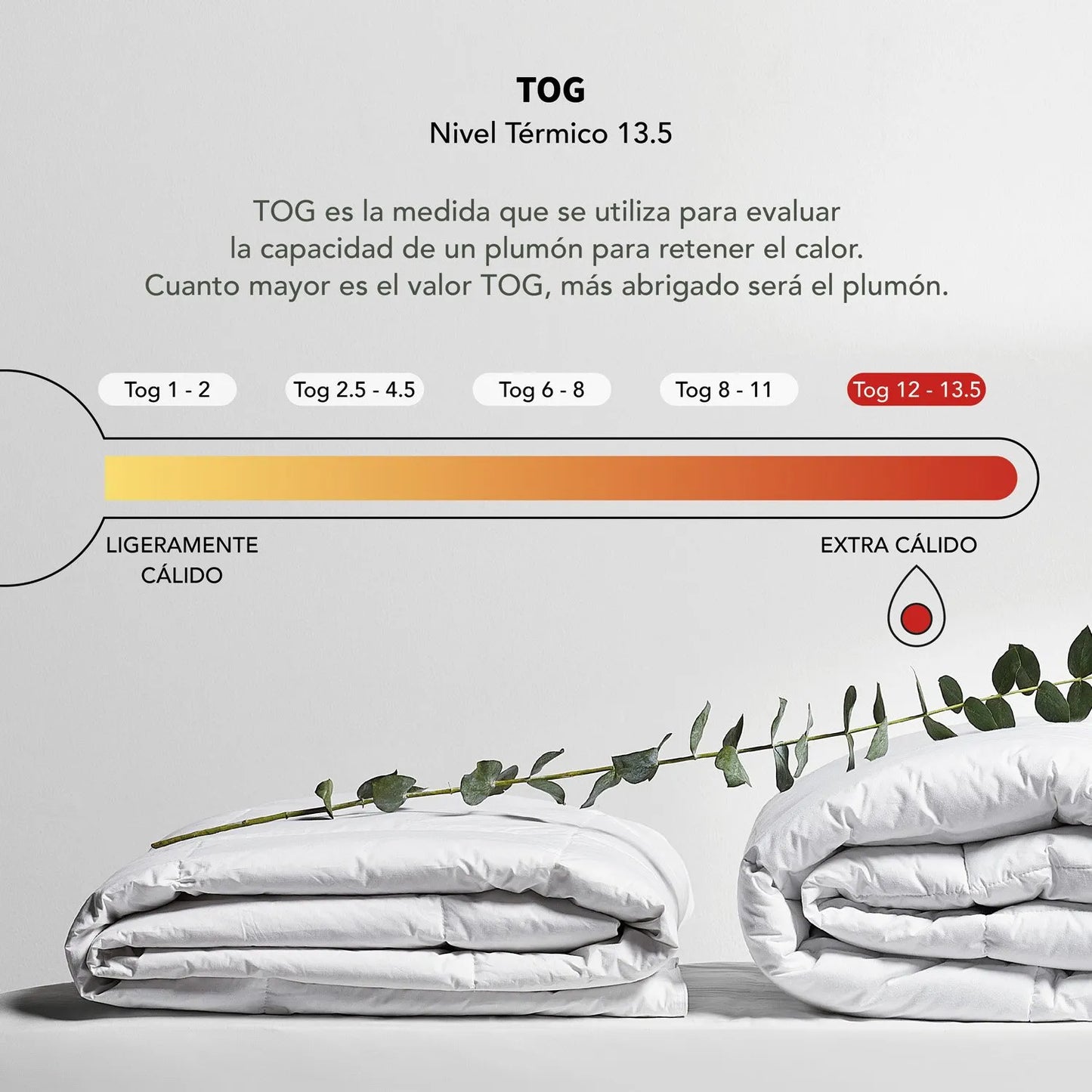 Edredón Plumón Blanco 500 GSM – Hipoalergénico, Poliéster Premium